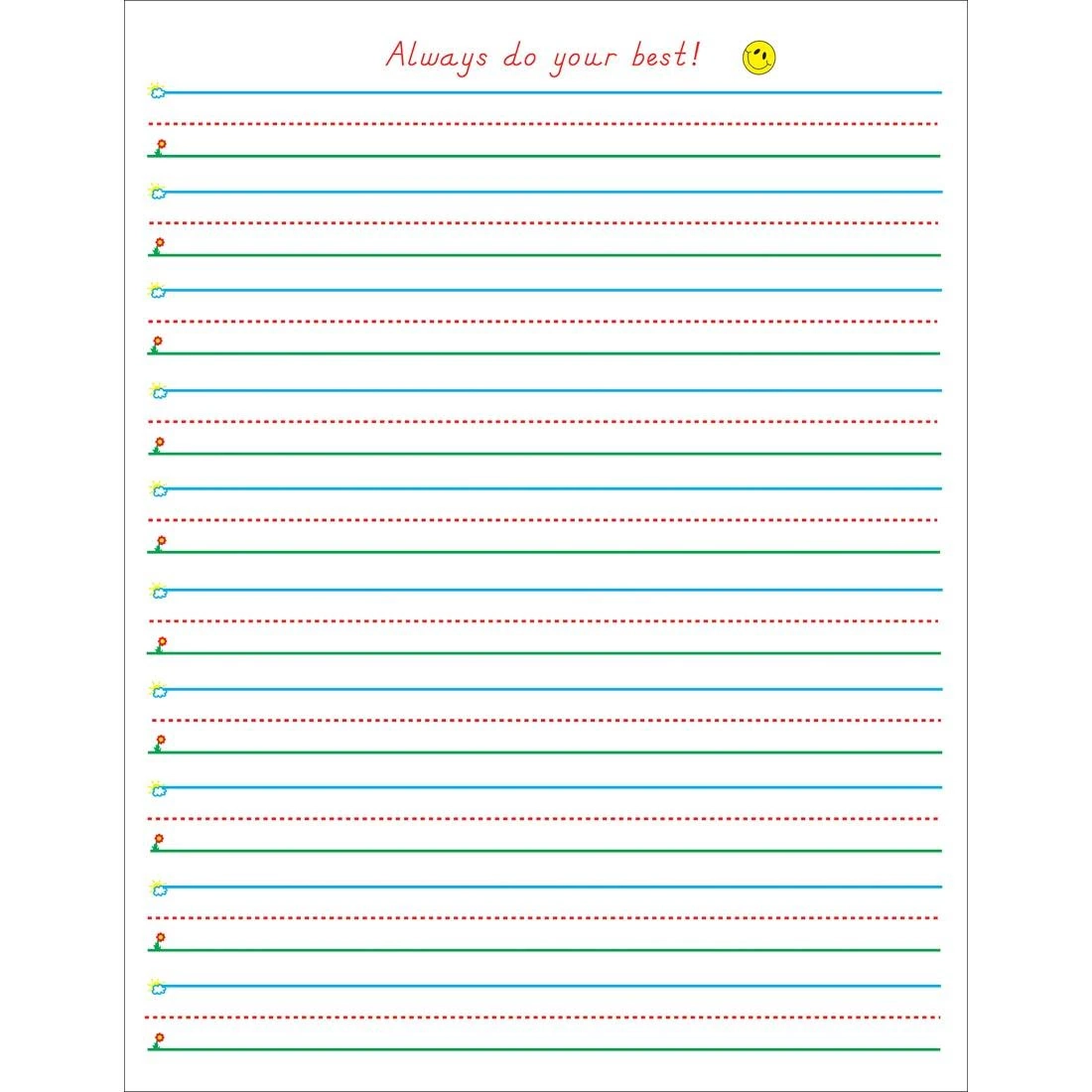 2nd Grade Writing Paper Printable Free