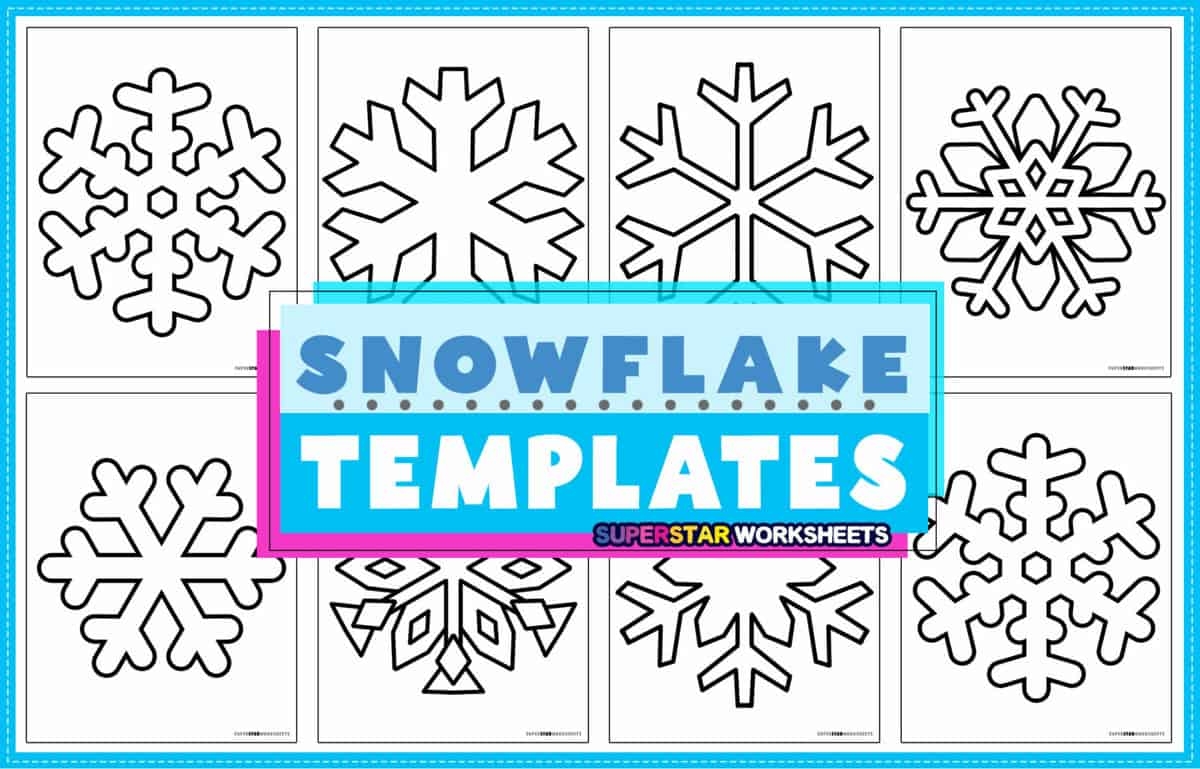 Snowflake Paper Printable