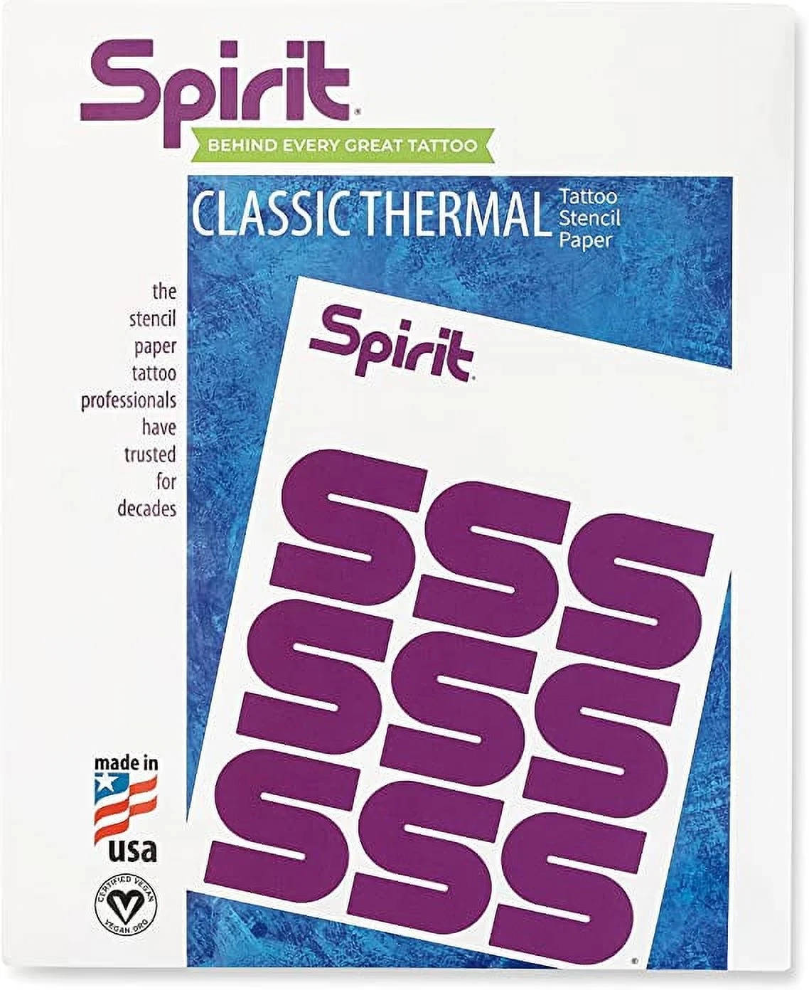 Spirit Tattoo Stencil Paper High Visibility Transfer 25 Sheets 