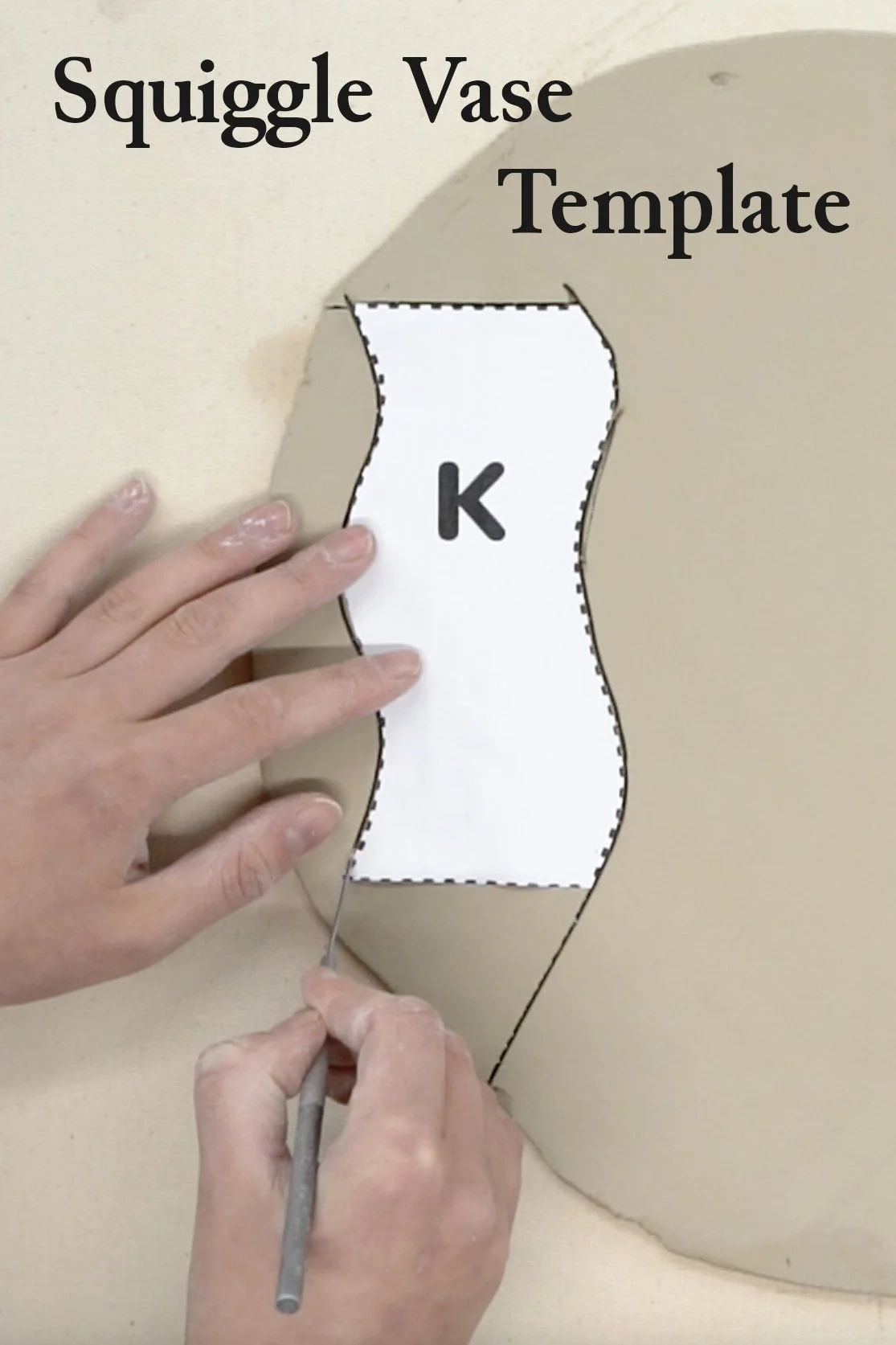 Printable Paper Vase Template