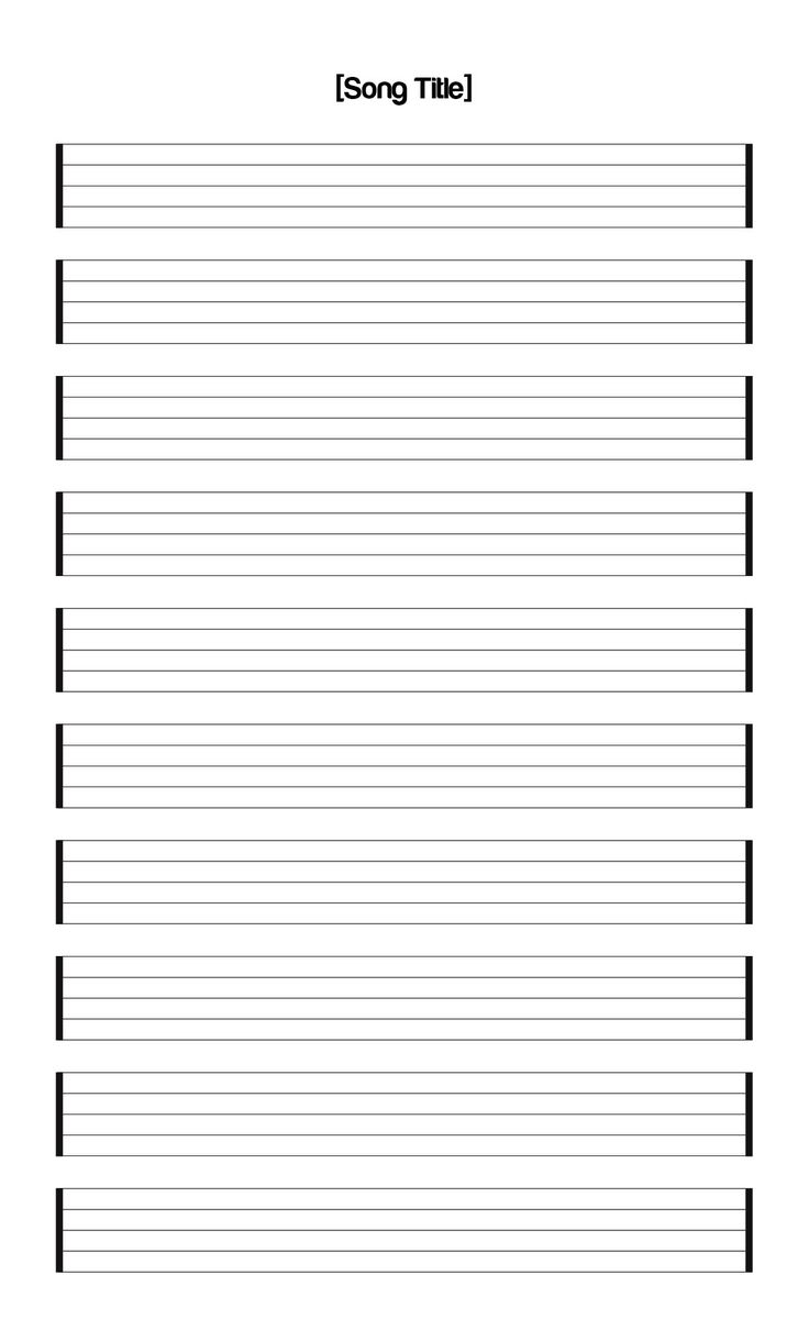 Free Staff Paper Printable