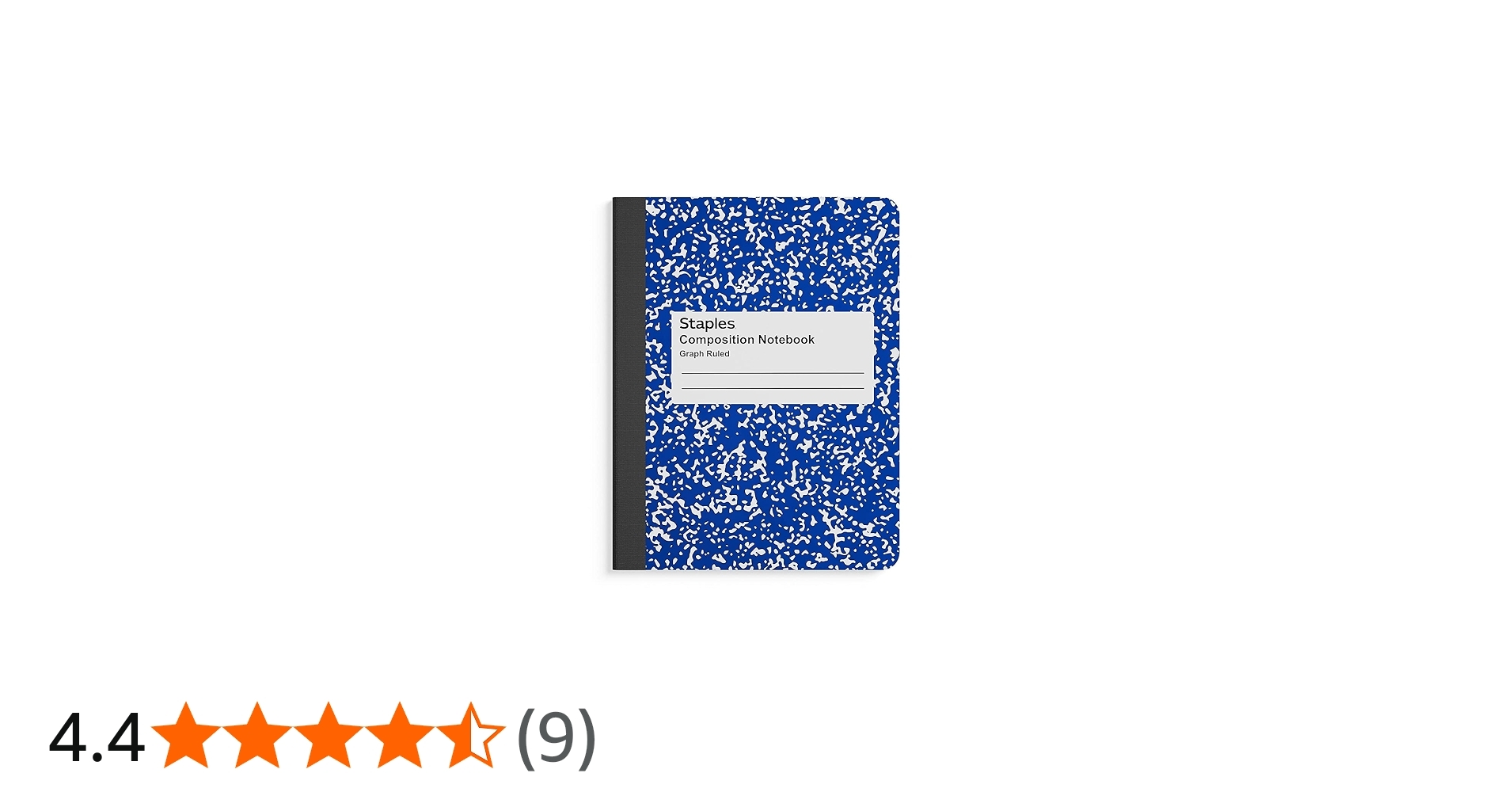 Staples Graph Composition Book 9 75 X 7 5 Graph Paper Notebook 