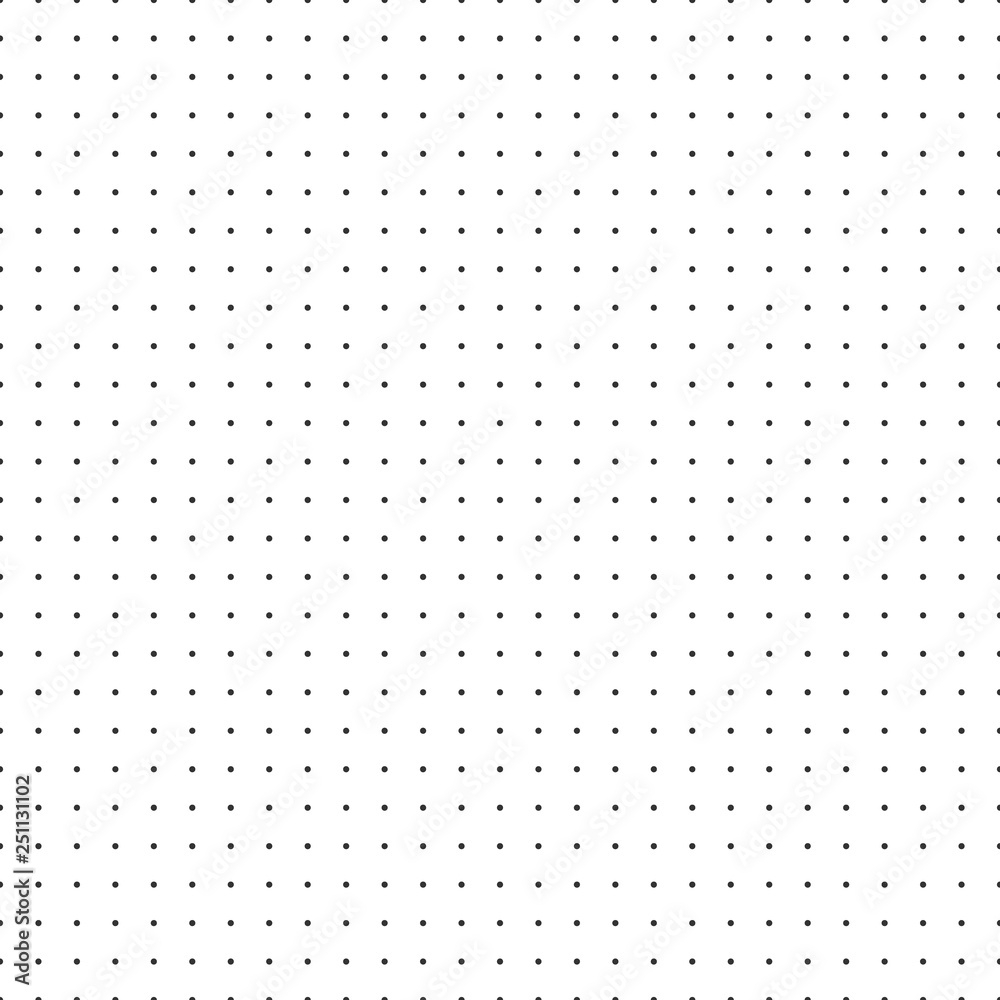 Stock Vektorgrafik Dot Grid Vector Paper Graph Paper On White 
