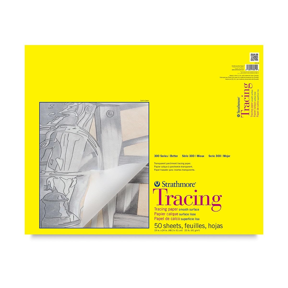 Strathmore Tracing Paper Pad 19 X24 25lb 50 Sheets Amazon ca Home