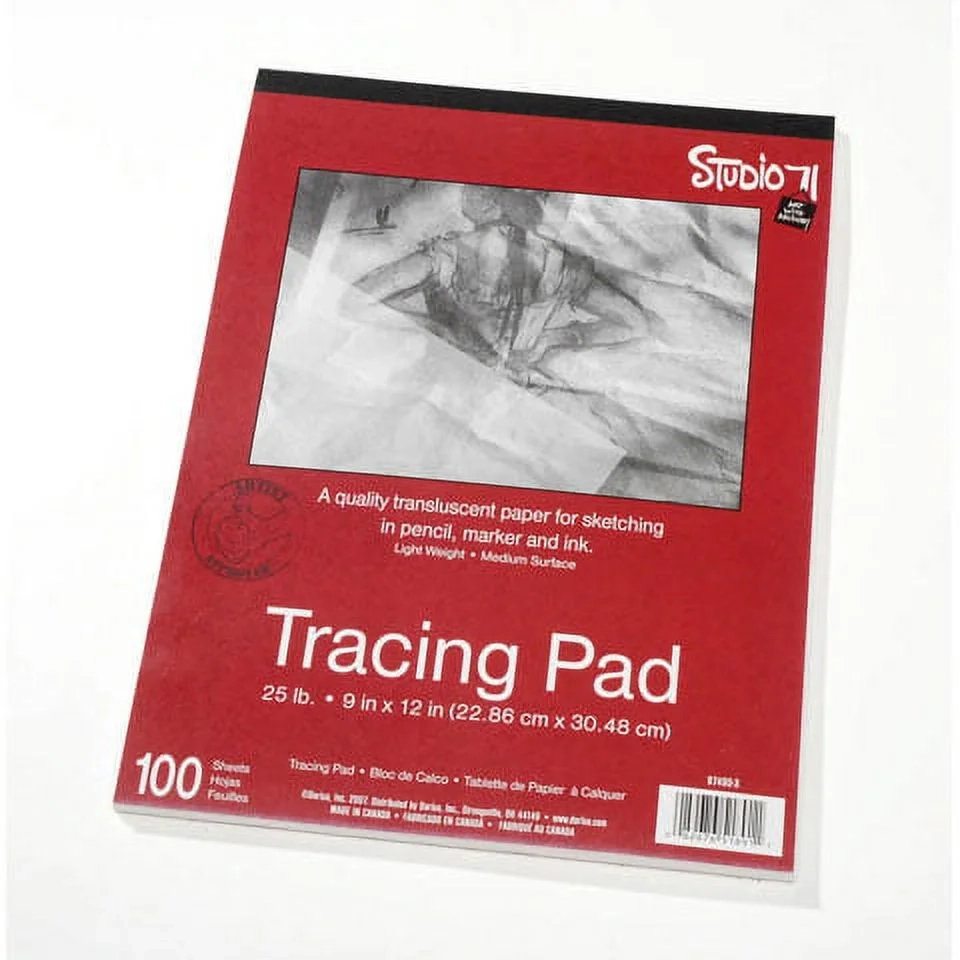 Studio 71 Tracing Paper Pad 25lb Medium Surface 9 X 12 