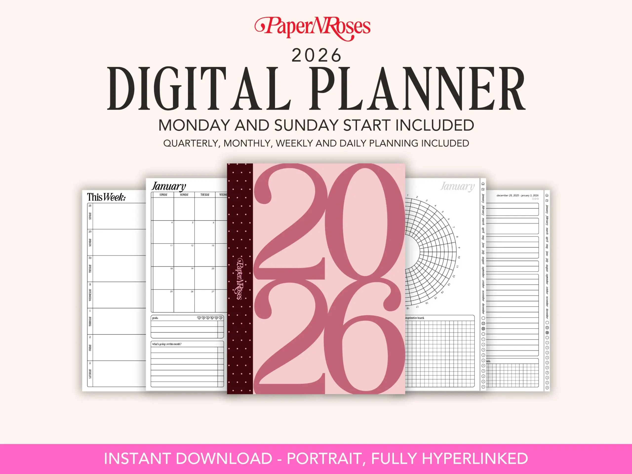 Sunday Planner Etsy