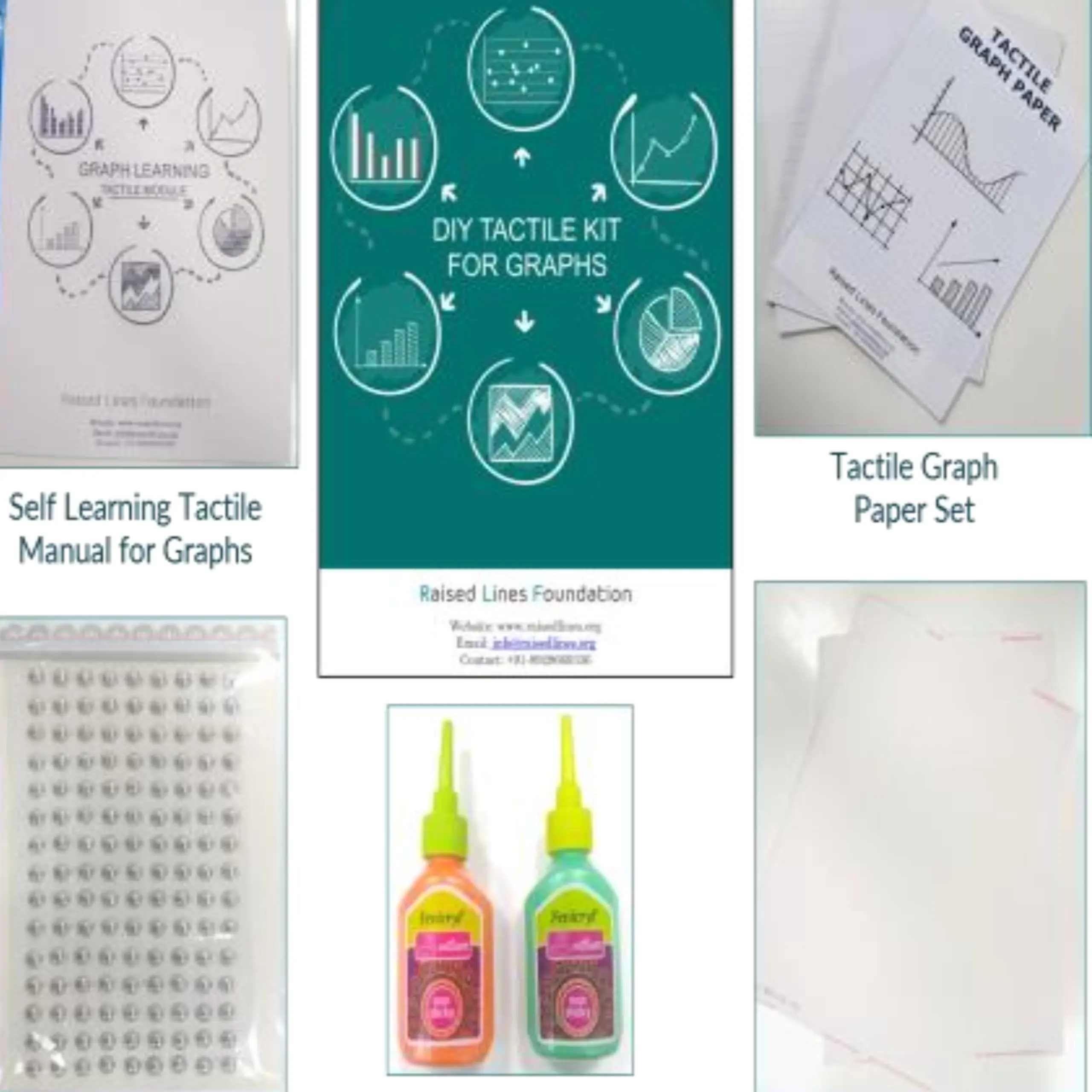 Tactile Graph Kit For Blind amp Visually Impaired