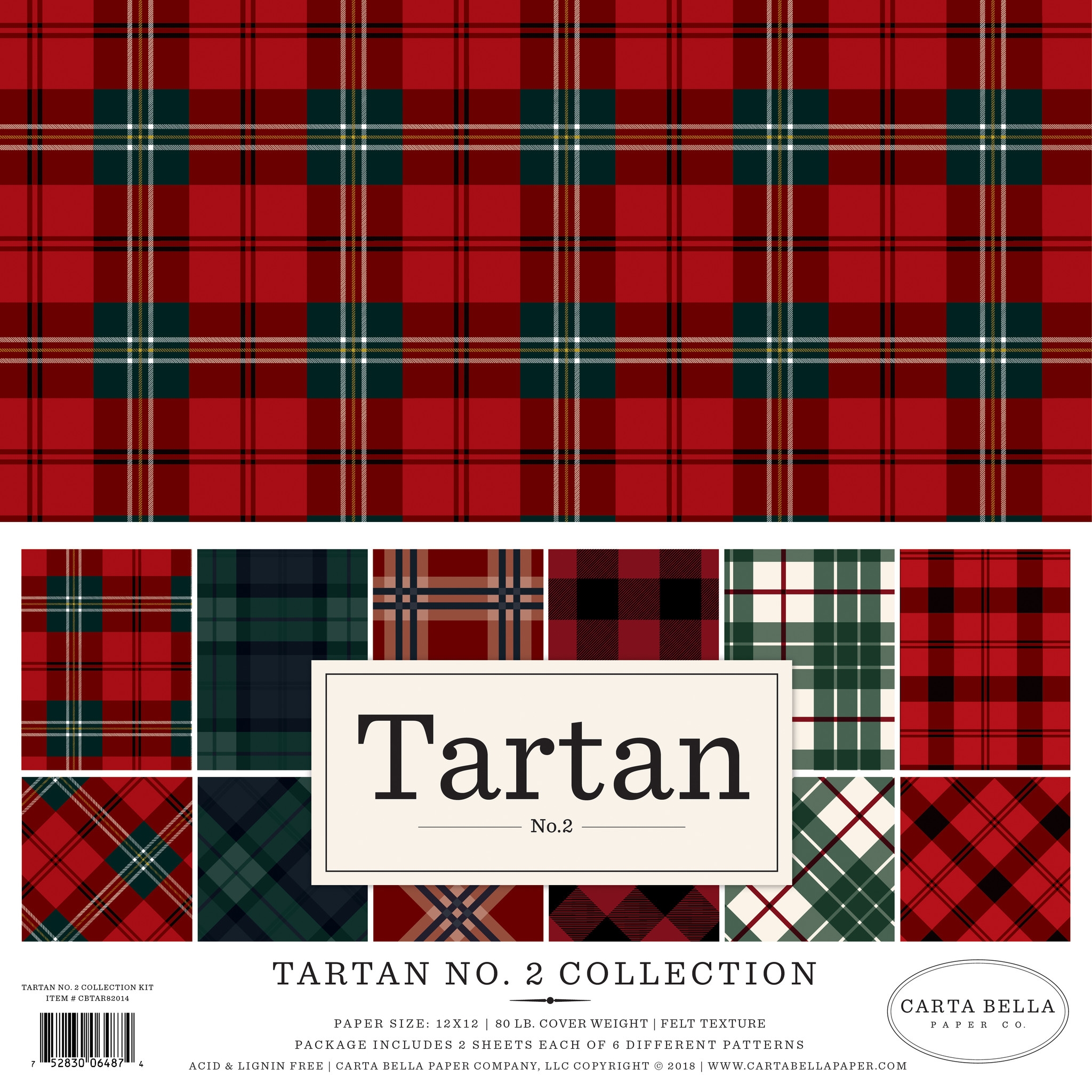 Tartan No 2 Collection Kit Echo Park Paper Co