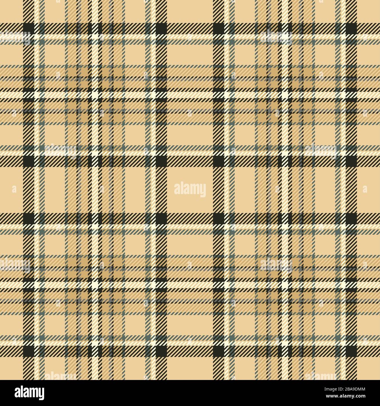 Tartan Scotland Seamless Plaid Pattern Vector Retro Background 