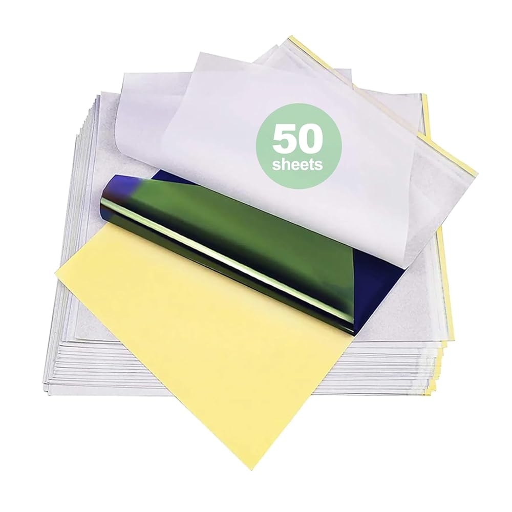 Tattoo Transfer Paper 50 Sheets Stencil Transfer Ireland Ubuy