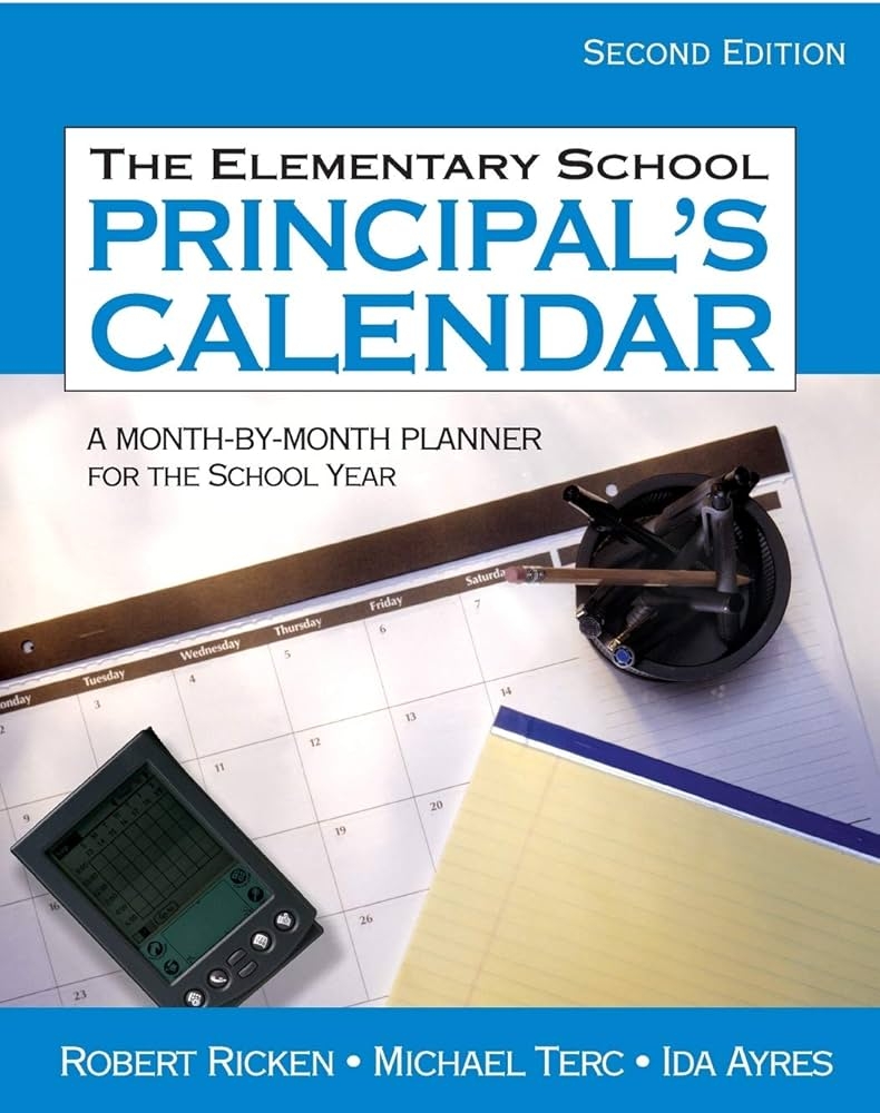 The Elementary School Principal s Calendar A Month by Month 