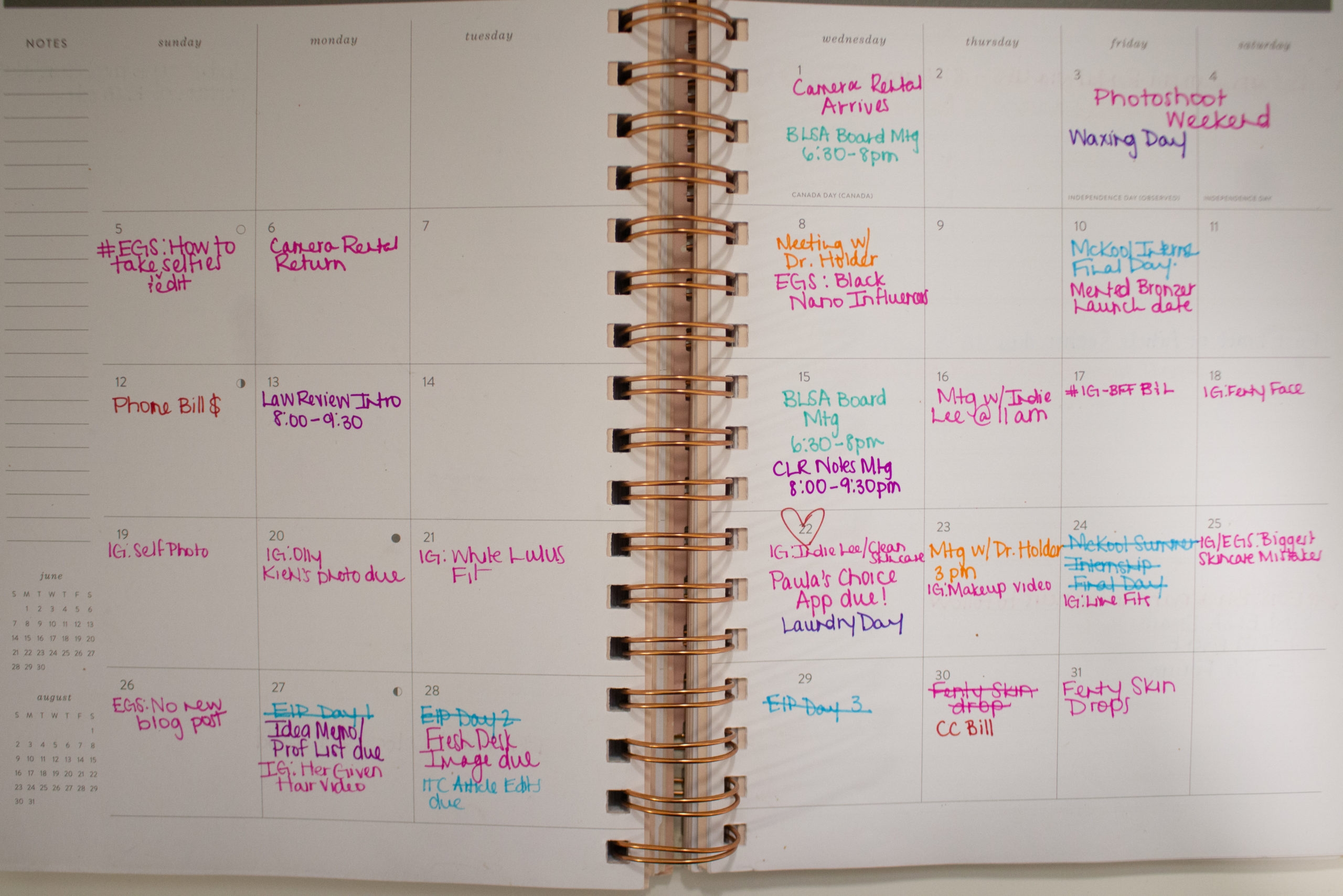The Planners And Calendars I Use To Stay Organized EniGivenSunday