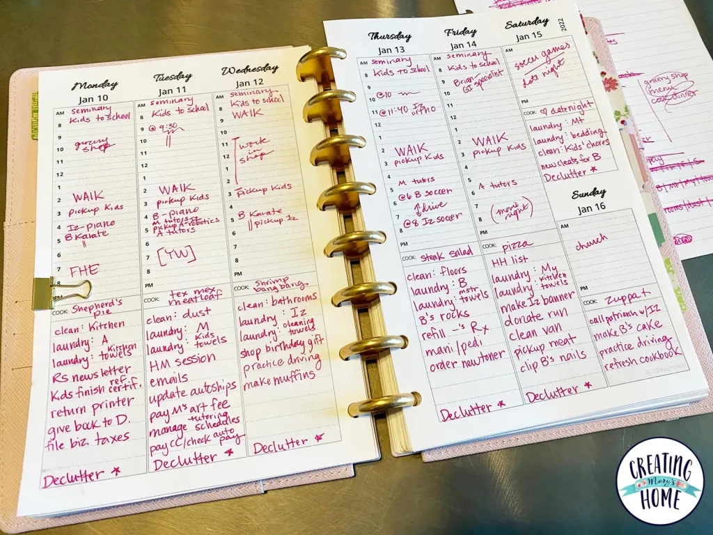 Planner Vs Calendar
