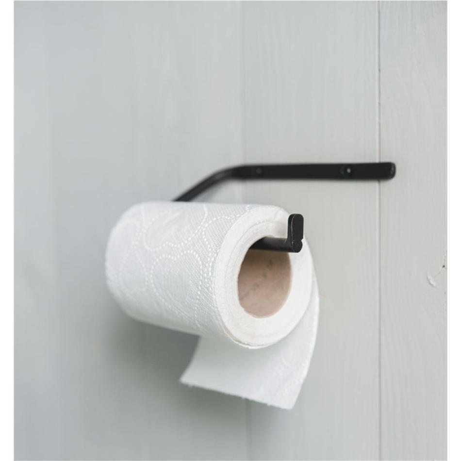 Toilettenpapierhalter Schwarz Dekorativ Wohnen de