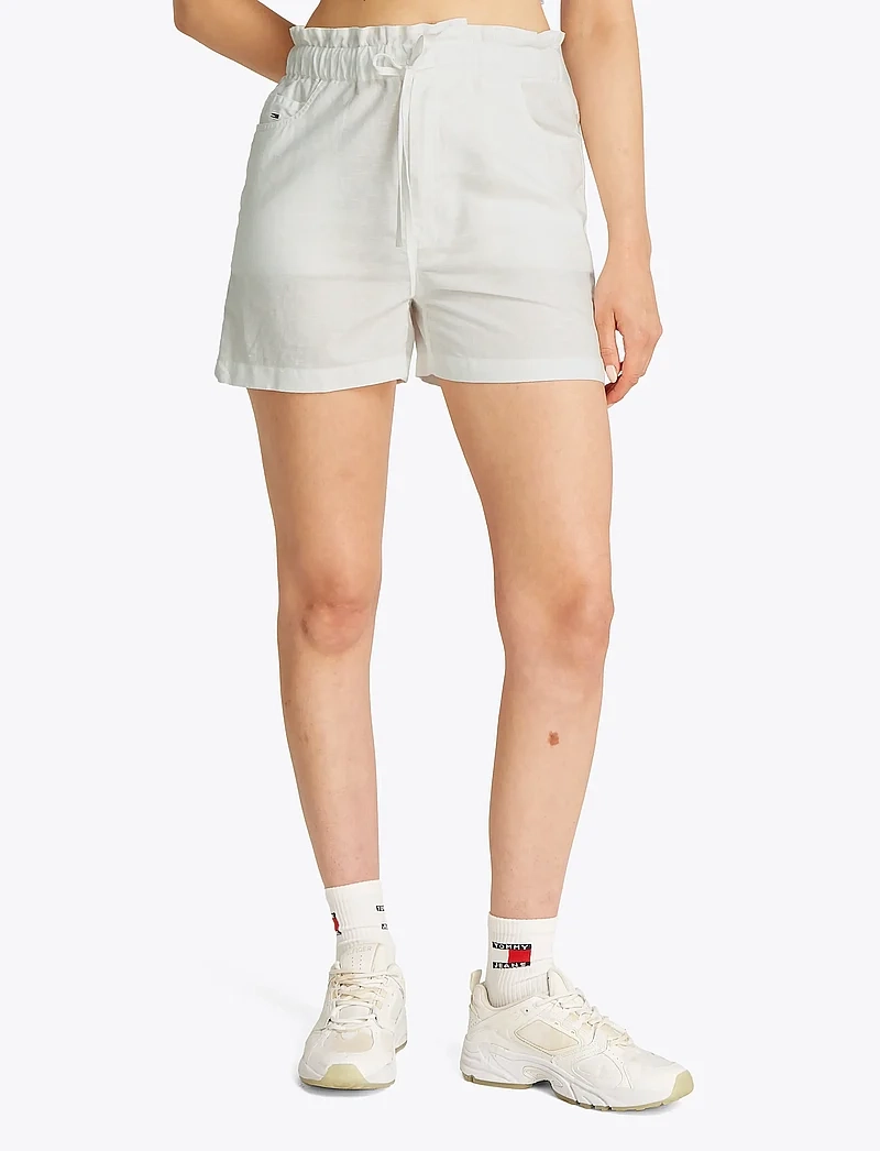 Tommy Jeans Tjw Cotton Linen Short TJSDW0DW20360 Paper Bag 