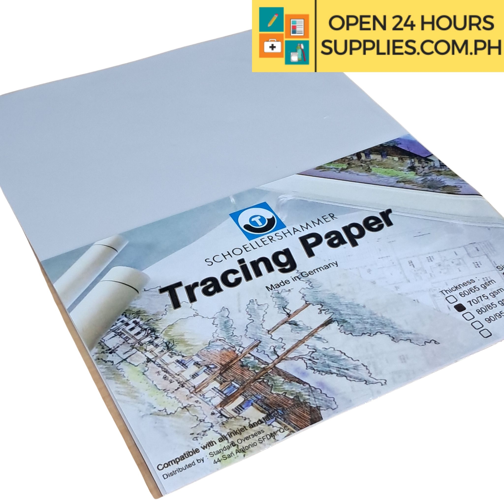 Tracing Paper Schoellershammer 70 75 GSM 8 5 X 11 10 Sheets 