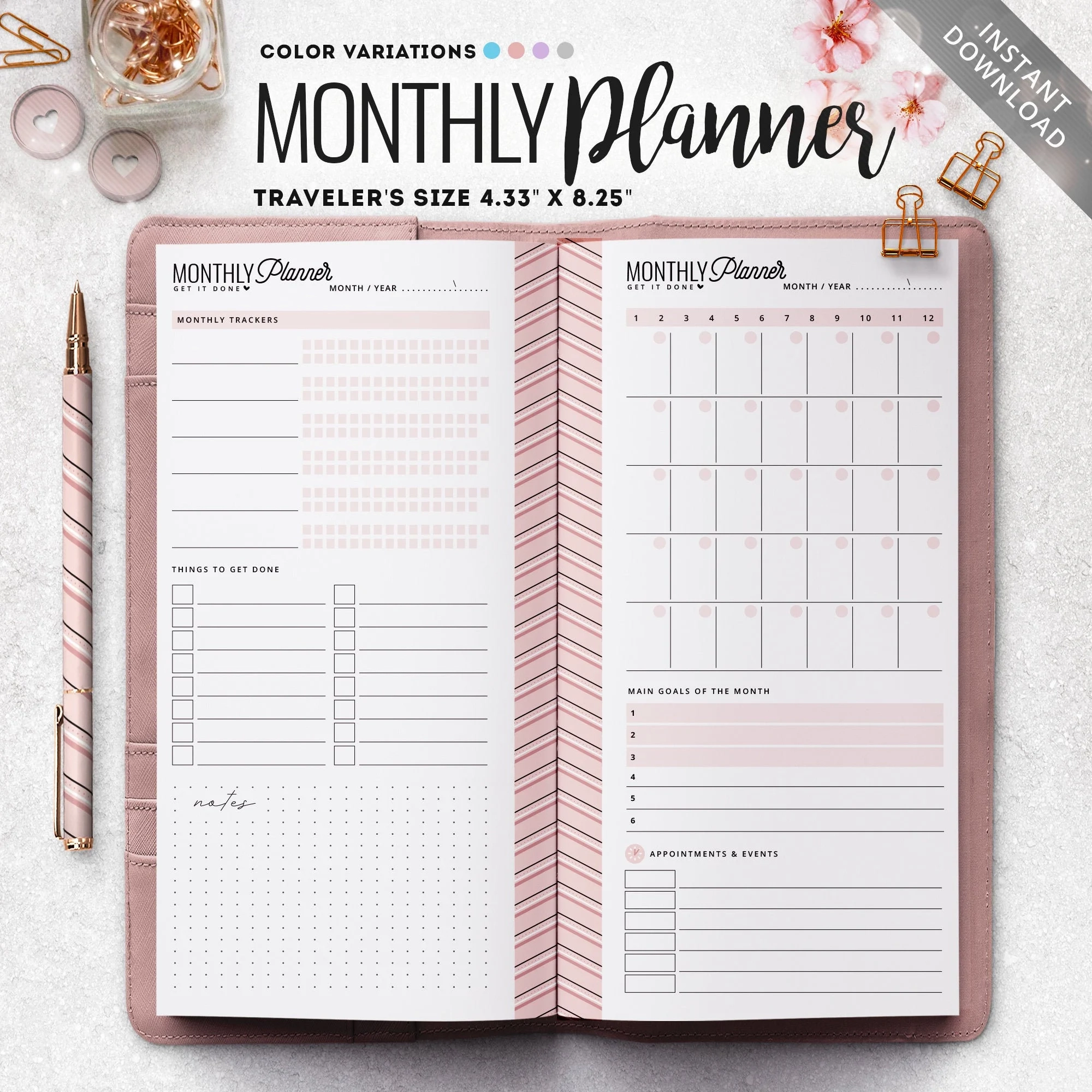 Notebook Calendar Planner