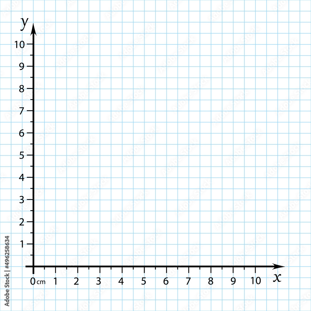 Trigonometrical System Of Coordinates On Graph Paper Vector 