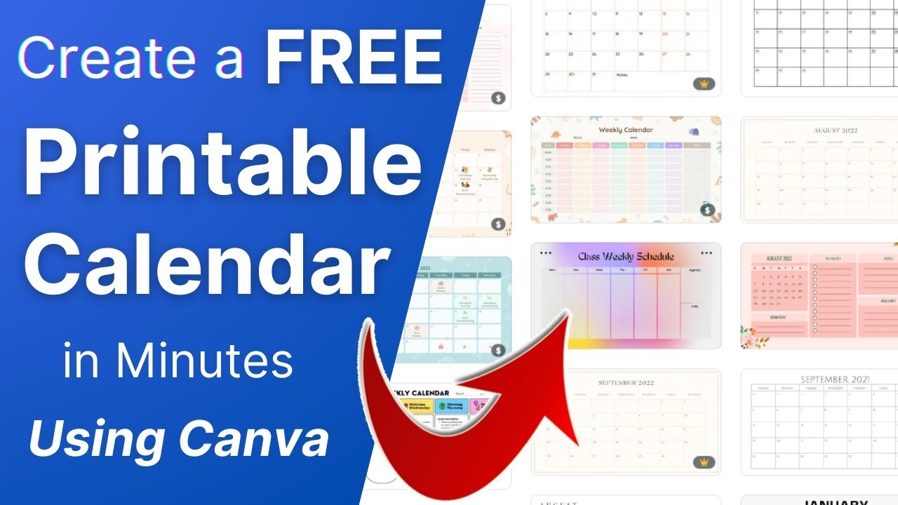 Creating A Printable Calendar