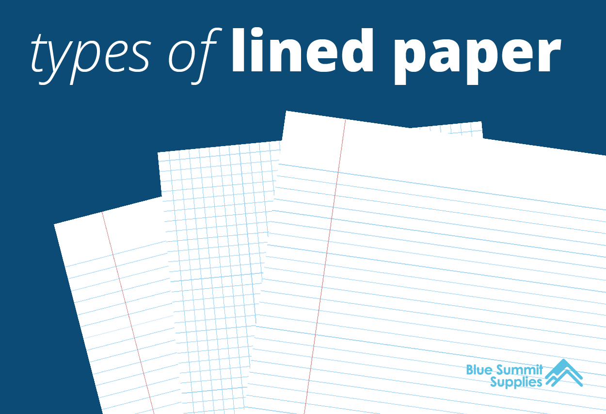Understanding Types Of Lined Paper Including 5 Lined Paper Printables