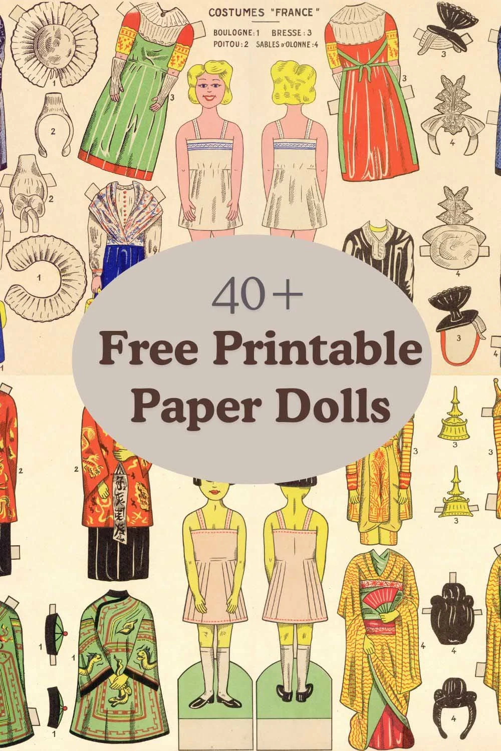 Vintage Paper Dolls A Retro Delight For Collectors amp Crafters 