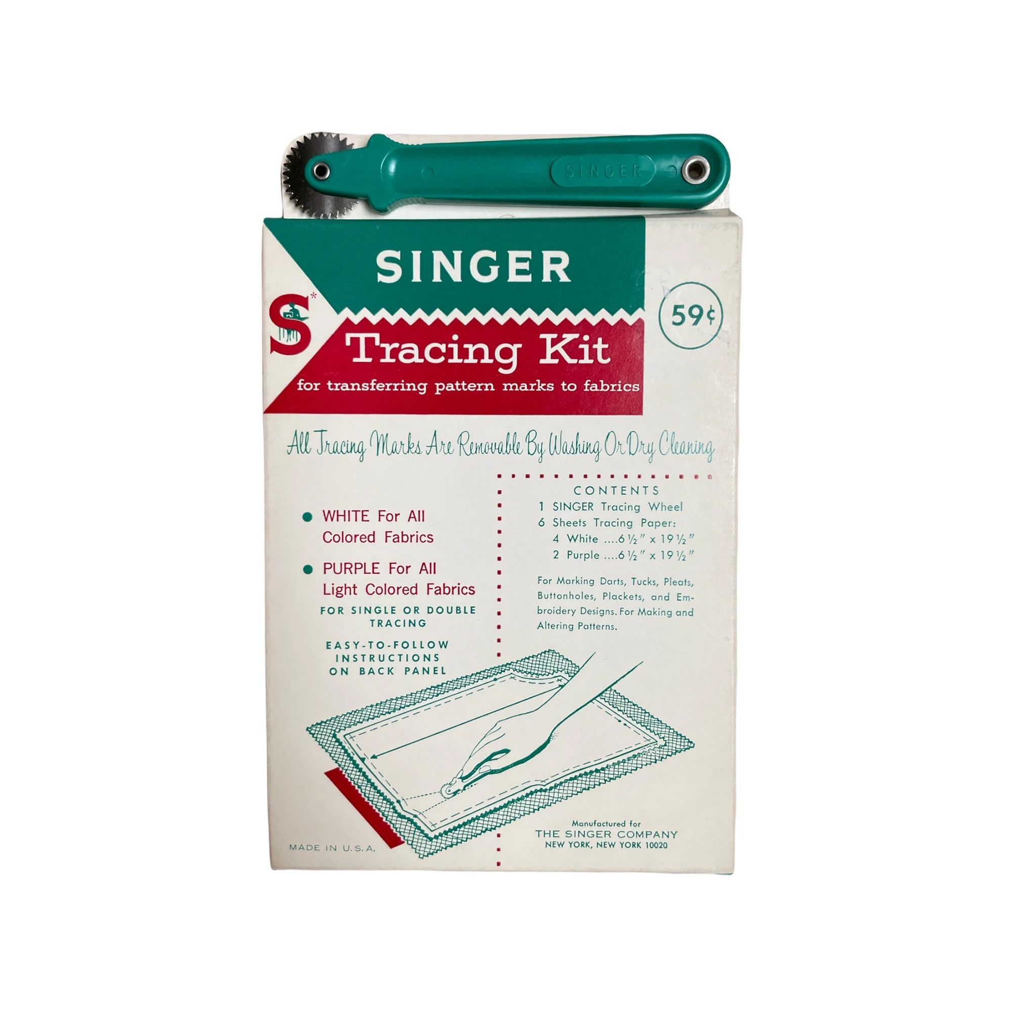Vintage Singer Tracing Kit C 5 60s 70s Etsy Canada