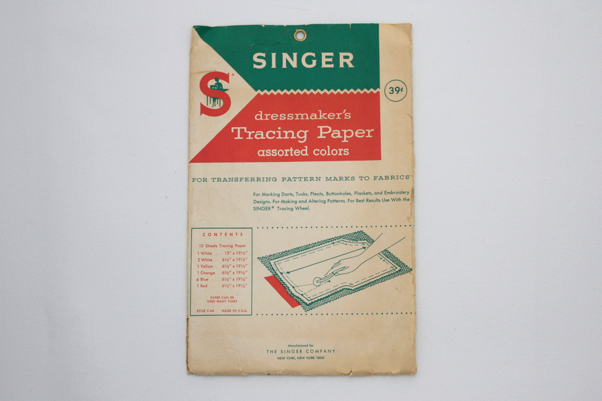 Singer Tracing Paper