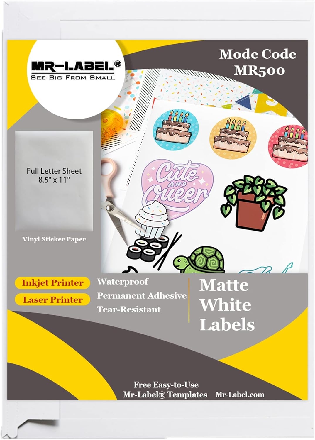 Waterproof White Matte Printable Vinyl Sticker Paper Mozambique Ubuy