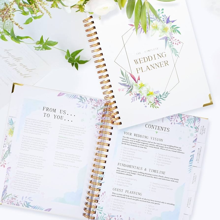 Wedding Planner Calendar Book