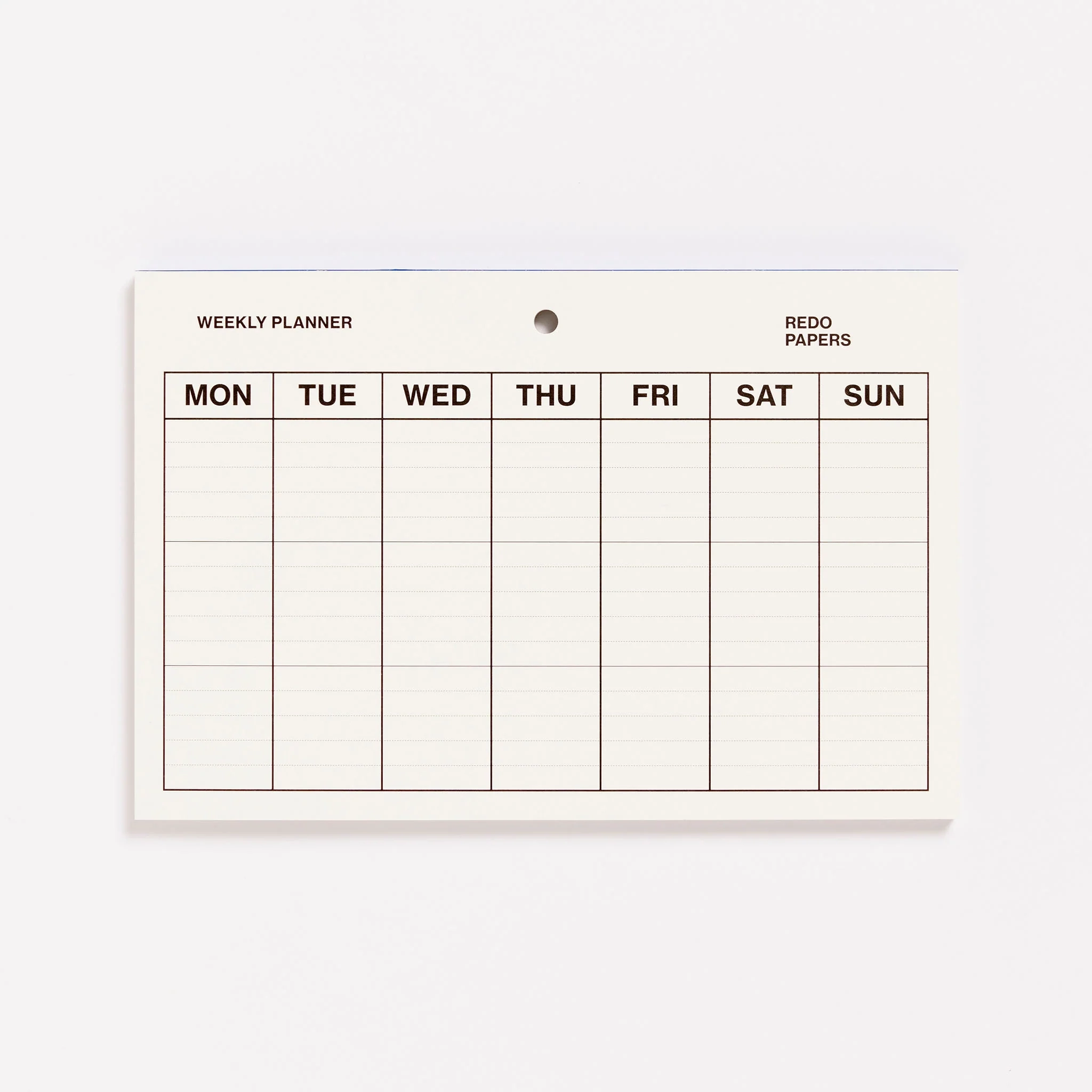 Weekly Planner Redopapers
