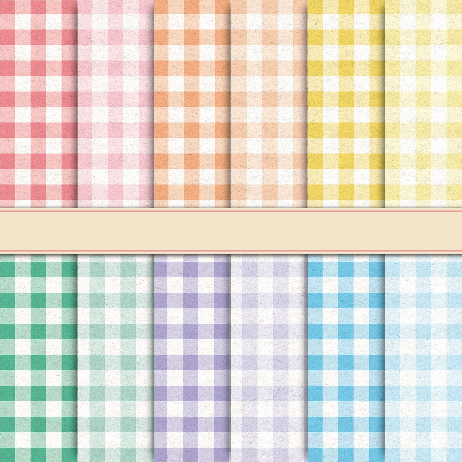 Printable Plaid Paper