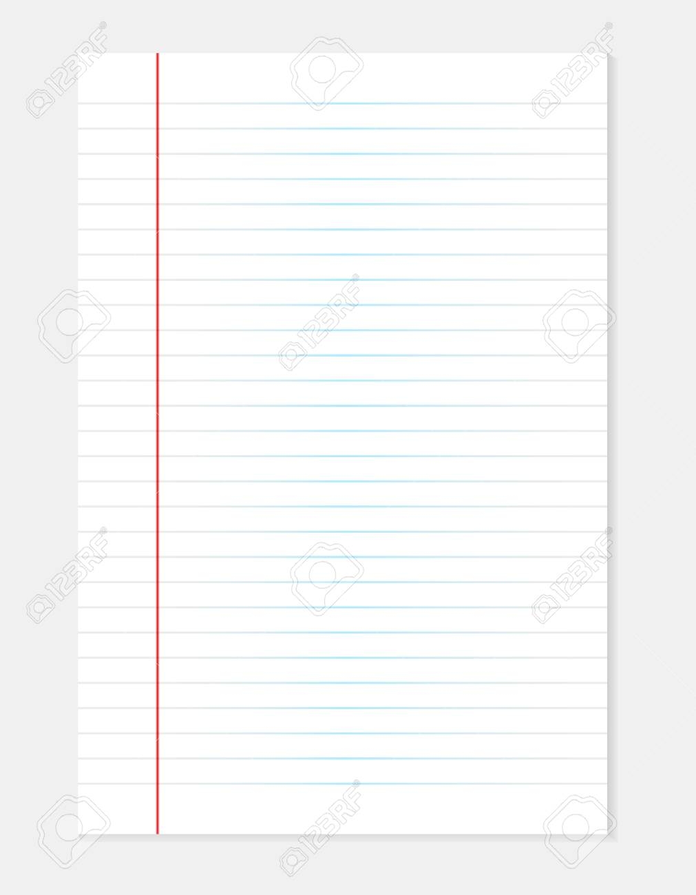 White Line Paper Sheet Background Blank Sheets Of Lined Paper 