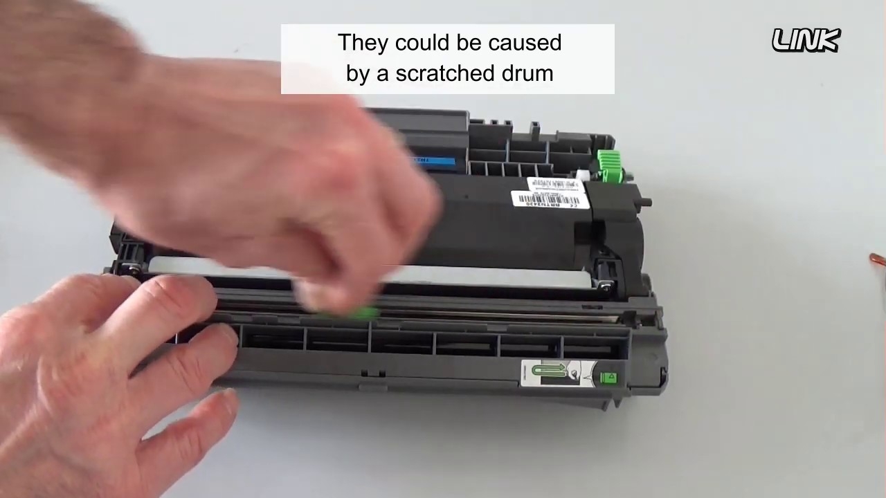 White Vertical Lines Over A Printed Page A Quick Method
