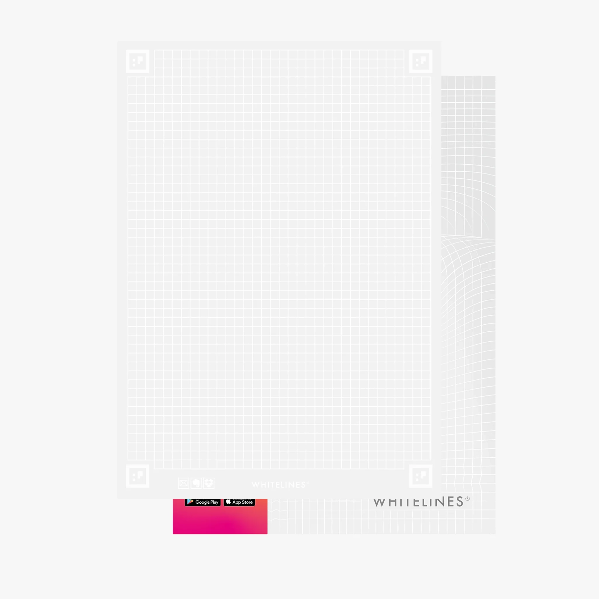 Whitelines Graph Paper