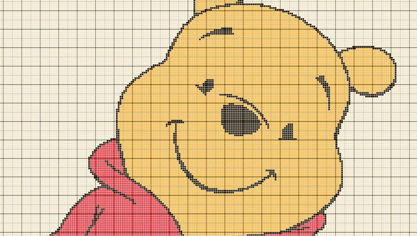 Winnie The Pooh H kelanleitung Und Anleitung SC Graphghan Etsy de