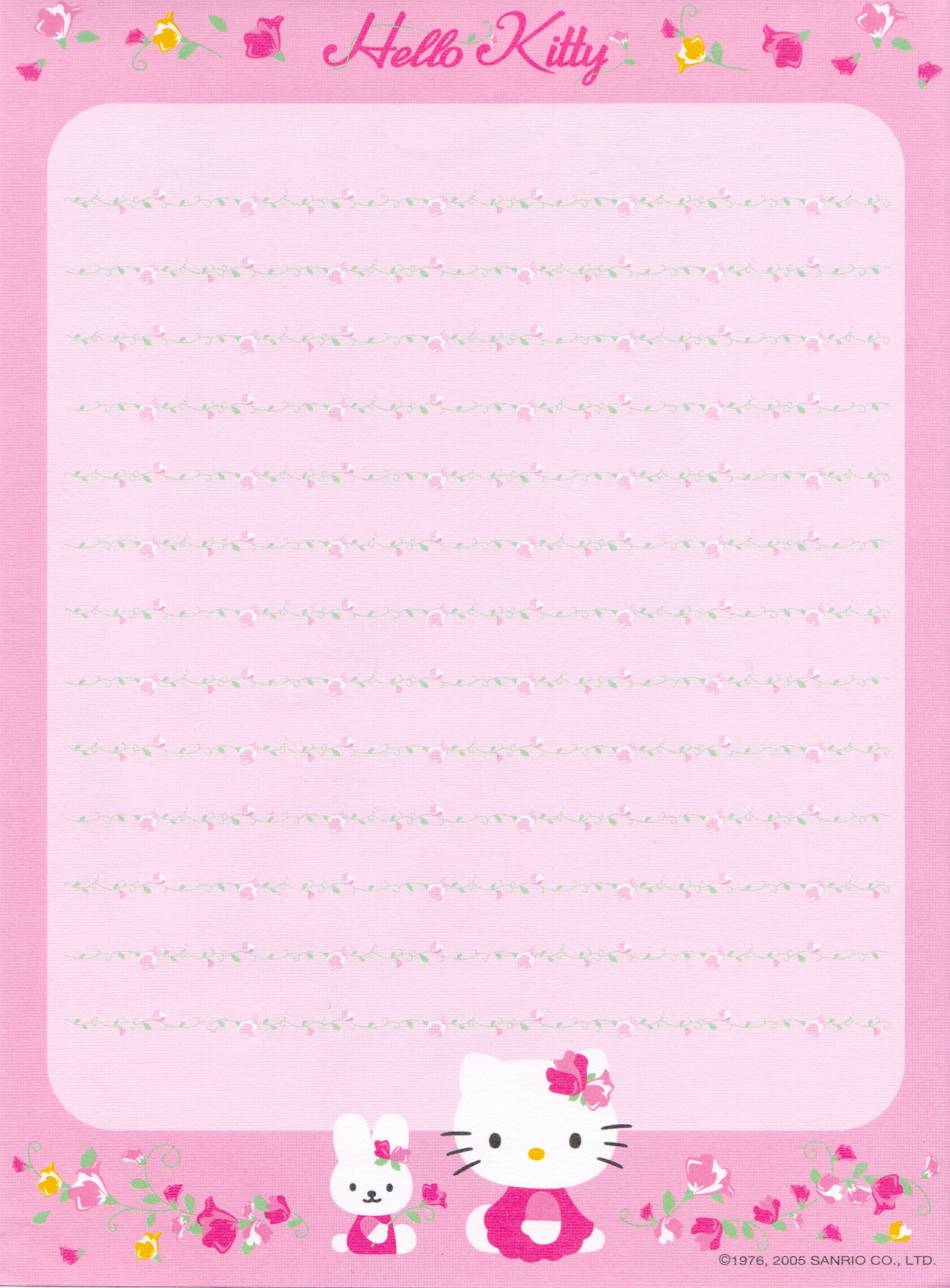 Sanrio Paper Printable