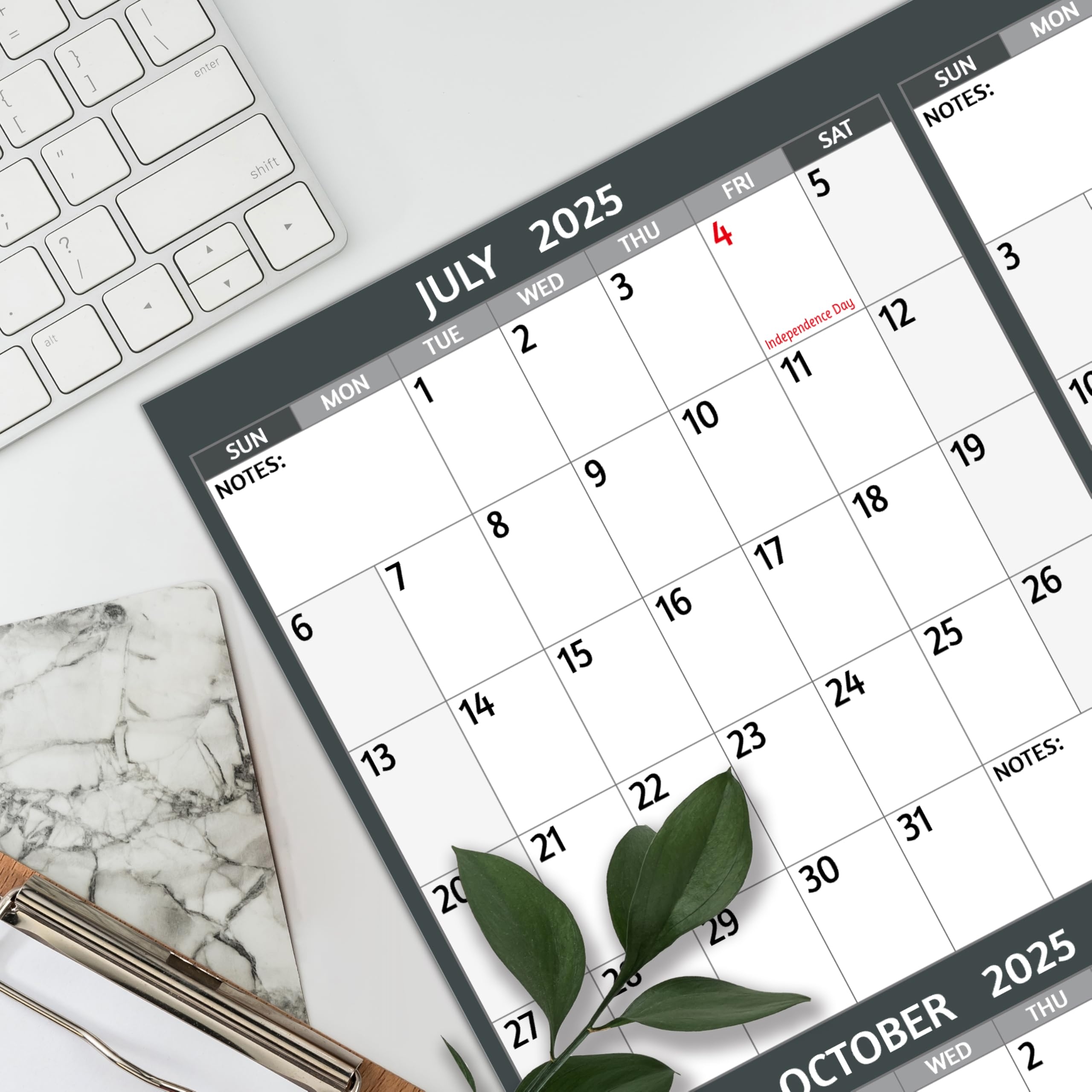 Yearly Wall Calendar 2025 2026 Large Yearly Calendar Vertical 