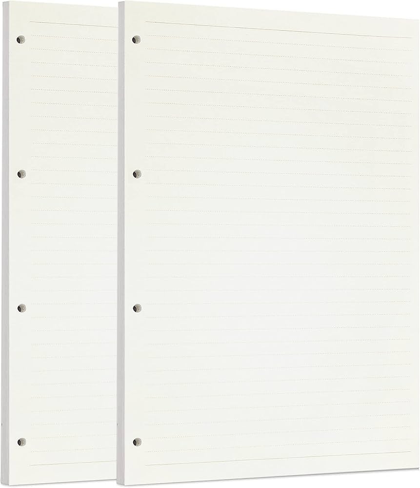 Lined Paper With No Holes