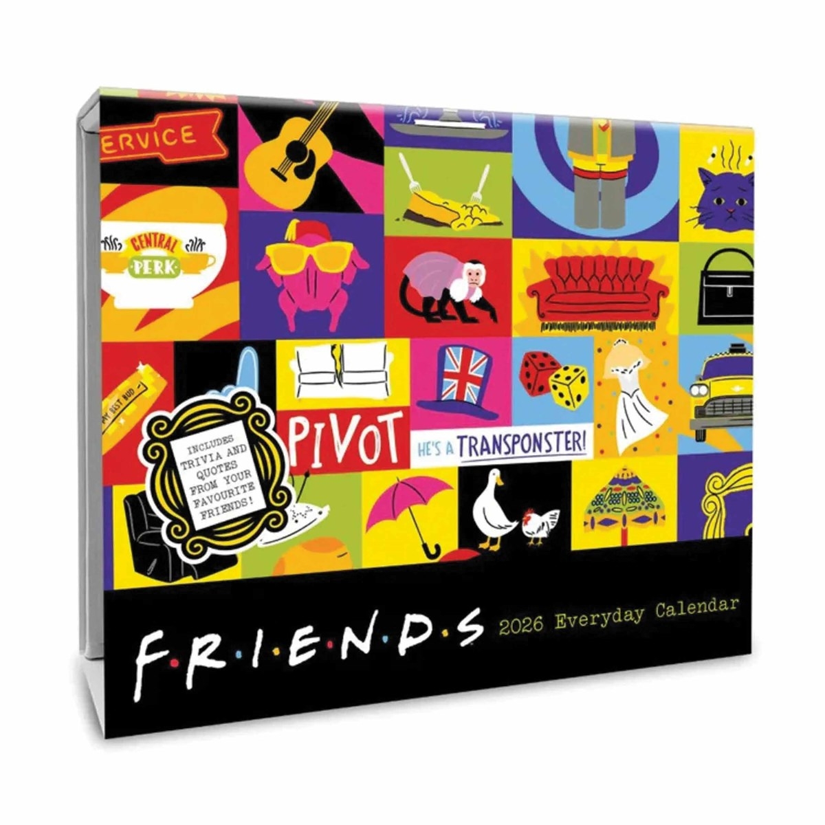 friends desk calendar 2026